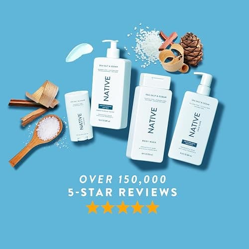 Native Body Lotion Contains Naturally Derived Plant-Based Moisturizers for Women and Men | Restores Dry Skin, Sea Salt & Cedar, 16.5 fl oz thumbnail 6