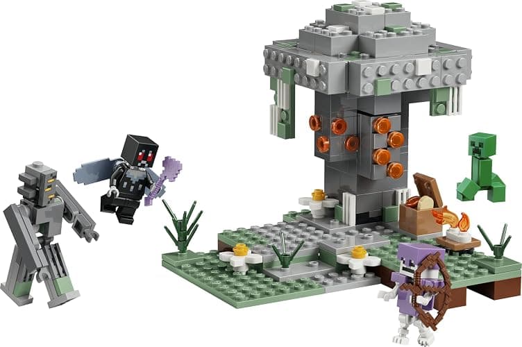 LEGO Minecraft Giardino Pallido - Bioma Giocattolo in Miniatura con Minifigure di Creaking e Mothman, e le Figure di Creeper e di Scheletro - Regalo per Gamer, Bambini e Bambine da 7 Anni - 21586 thumbnail 10