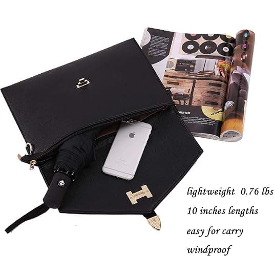 SY COMPACT Travel Umbrella Windproof Automatic Umbrellas-Factory Outlet umbrella - black thumbnail 7
