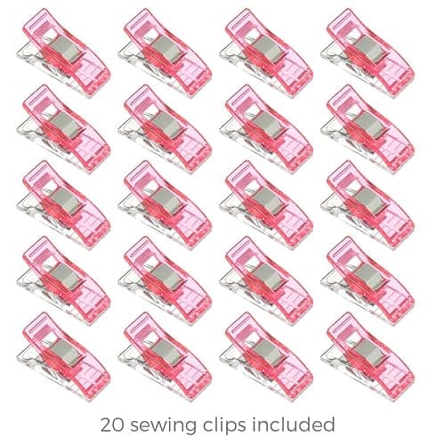 Rotary Cutter Set pink - Quilting Kit incl. 45mm Fabric Cutter, 5 Replacement Blades, A3 Cutting Mat, Acrylic Ruler and Craft Clips - Ideal for Crafting, Sewing, Patchworking, Crochet & Knitting y thumbnail 6