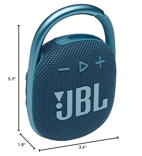 JBL Clip 4 - Portable Mini Bluetooth Speaker, big audio and punchy bass, integrated carabiner, IP67 waterproof and dustproof, 10 hours of playtime, speaker for home, outdoor and travel (Blue) thumbnail 8