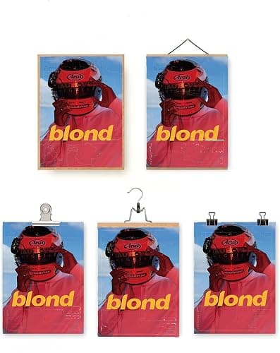 LCFhome Poster Red Moto Blond Album Cover Posters 12 by 18 inch Music Posters for Room Bedroom Living Room Aesthetic Canvas Wall Art for Room Decor-Unframed thumbnail 3
