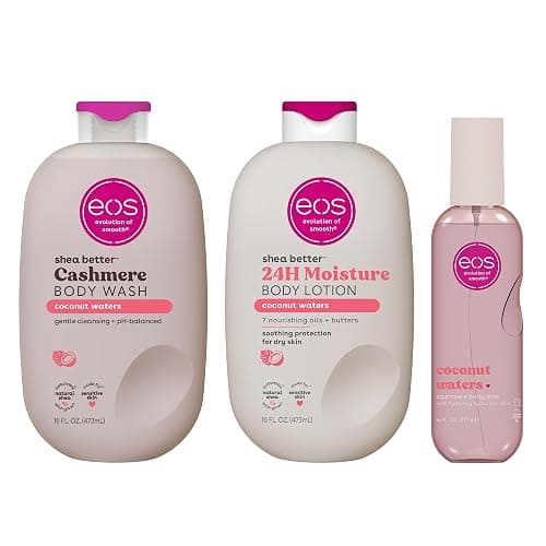 eos Essentials Bundle - Body Mash, Body Mist, Body Lotion - Coconut Waters - Image 1