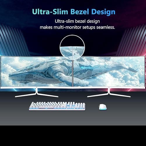 Z-Edge 30 Inch Ultrawide Curved Gaming Monitor 200Hz 2560x1080 21:9 White | 1ms MPRT 1500R Curved Screen VA Panel, 300cd/m² Brightness, FreeSync, Crosshair, DisplayPort (200Hz), HDMI (165Hz), PIP & PBP thumbnail 7