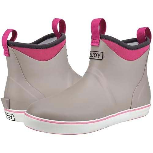 Buoy Boots Womens Waterproof Deck Ankle Rain Boots - Image 1