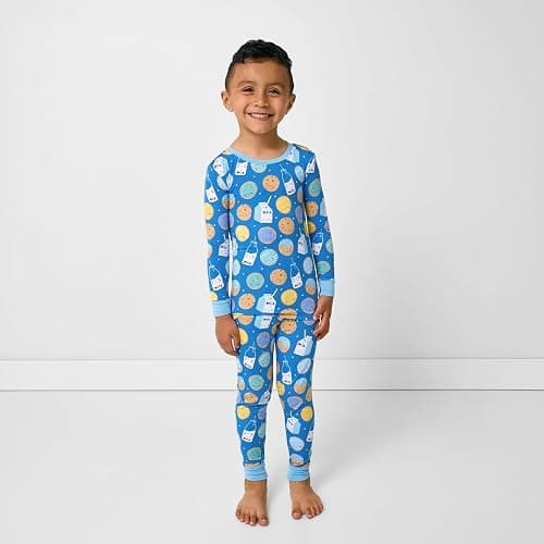 Little Sleepies Two-Piece Pajama Set for Boys & Girls, Soft Viscose from Bamboo Toddler Pajamas for Kids, Family Matching PJs thumbnail 3