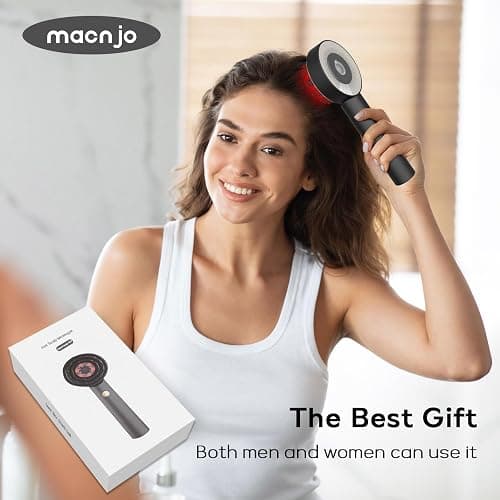 MACNJO 3-in-1 Hair Scalp Massager - Oil Applicator Scalp Care Brush, Portable for Men & Women, IPX6 Waterproof thumbnail 6