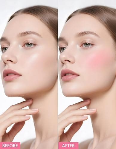 Erinde Nude Pink Matte Blush Powder, Long-Lasting Buildable Color Blush for Cheeks and Face, Lightweight Smooth Formula, Flattering for All Skin Tones, Natural Everyday Makeup Essential,#4 thumbnail 4