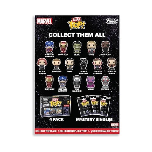Funko Pop! Bitty Countdown Calendar: Marvel Comics - 24 Days of Surprises - Collectible Vinyl Mini Figures - Mystery Box - Gift Idea - Holiday Present for Kids - Christmas or Birthday Countdown thumbnail 5