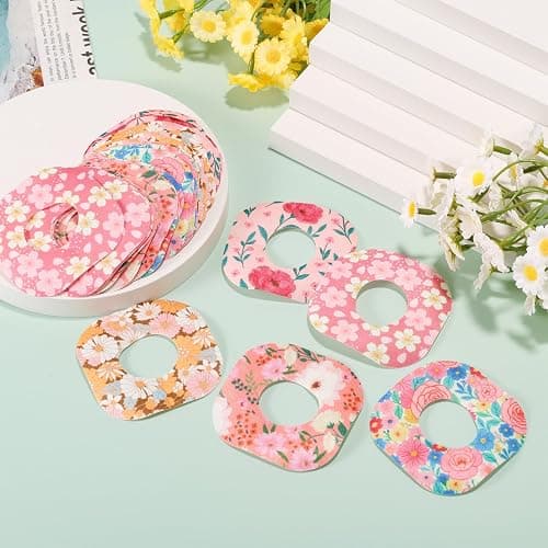 25pcs Adhesive Patches for Dexcom G7, Breathable Pre-Cut Tape Over Patches Sensor Monitor Covers with Holes Waterproof Flower Adhesive Overpatches Compatible with Dexcom G7 (Flowers Style) thumbnail 3