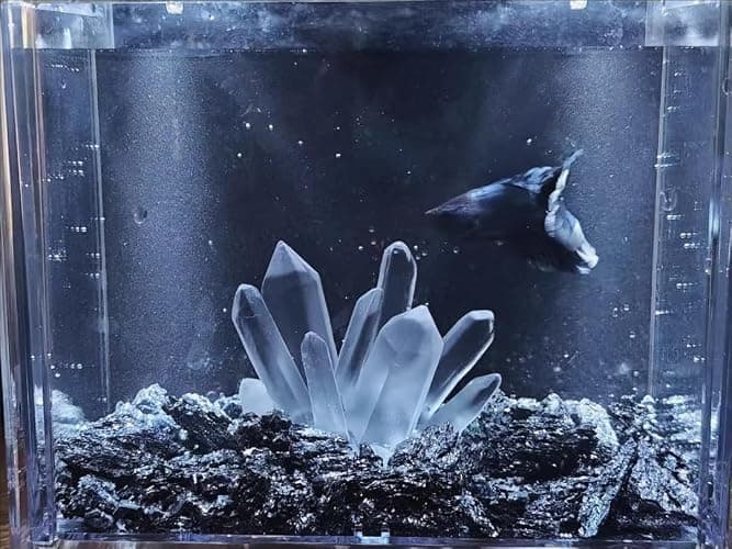 josaner-zz Small Fish Tank Decor Artificial Crystals Aquarium Betta Fish Tank Decorations Mini Crystal Ornaments Resin Accessories thumbnail 5
