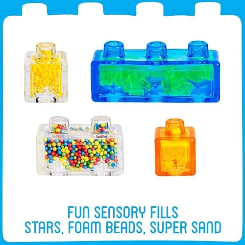 Jelly Blox Construction Dump Truck Set | 30 Pieces | Toddler & Preschool Building Blocks Kids Can Squeeze, Stretch, Squish | MESH ACCREDITED | Safety Tested & Ouch-Free | Sensory Play Toy Ages 2+ thumbnail 5