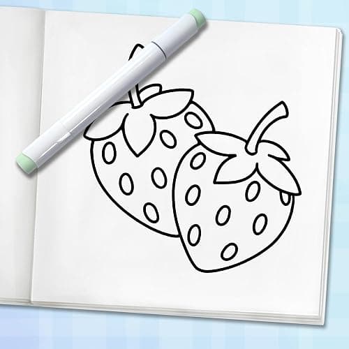 100 Bold Coloring Book: Simple, Easy, and Large Print Designs for Adults and Kids with Animals, Flowers, Food, and More! (Bold and Easy Coloring Books) thumbnail 7