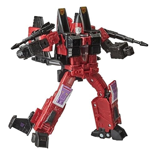 Transformers Generations War for Cybertron Earthrise WFC-E26 Voyager Class Decepticon Thrust | Transformers Earthrise 6 Inch Action Figure War For Cybertron Deluxe Class - Thrust Reissue thumbnail 4