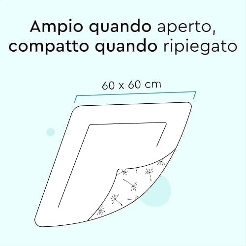 Teli cambio LILLYDOO – 60 x 60 cm, confezione da 50 pezzi (5x10 pezzi), super morbidi, senza profumi e lozioni, ideali per pelli sensibili, dermatologicamente testati thumbnail 6