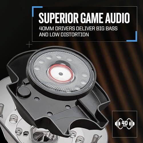 RIG 400HX Officially Licensed Xbox Gaming Headset with Removable Noise Canceling Mic- Dolby Atmos 3D Surround Sound for Xbox Series X, Xbox Series S, Xbox One, & Windows 10/11PC - White thumbnail 2
