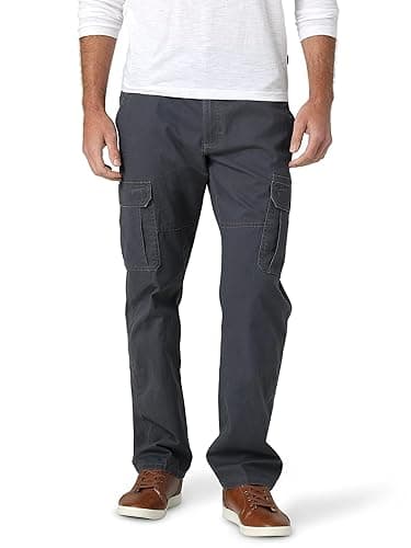 Wrangler Authentics Mens Relaxed Fit Stretch Cargo Pant - Image 1