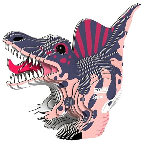 Eugy Spinosaurus Dinosaur 3D Puzzle - 24 Piece Eco-Friendly Educational Toy Puzzle for Boys, Girls & Kids Ages 6+ - Image 1