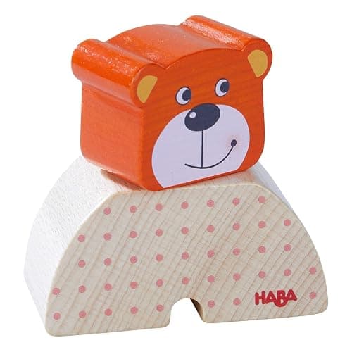 HABA Wooden Building Blocks Animal Parade - 25 Piece Wooden Toddler Toy Set for Ages 1-3 - Stacking Toys & Wood Blocks for Kids 2-4 Years, Made in Germany thumbnail 9