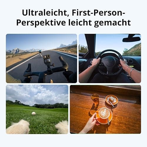 DJI Osmo Nano Standard Combo (128GB) - 4K/60fps kleine Vlogging-Kamera mit 1/1,3″ Sensor, 143° Weitwinkel-Video, 200 min Aufnahmezeit, schneller Datentransfer, POV-Kamera 4K für Sport, Vlog thumbnail 2