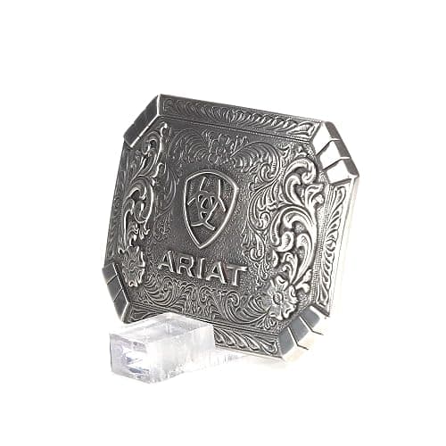 ARIAT Floral Rectangle Silver - Acc Buckle thumbnail 6