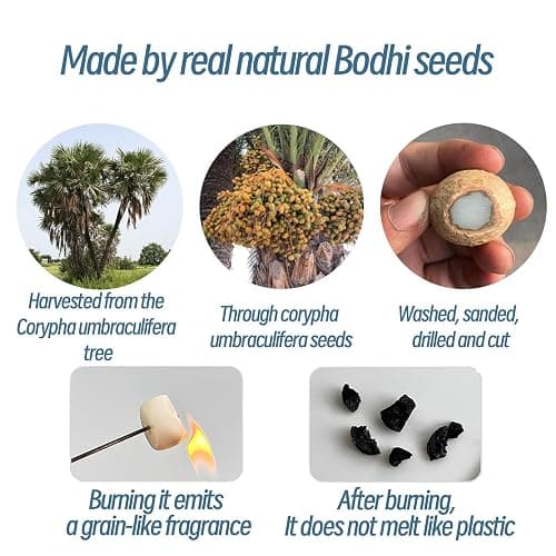 Bodhi Beads Bracelet for Anxiety Relief, Adjustable Natural Fidget Stretch Bracelet Protection Healing Anxiety Stress Bracelets Good Luck Jewelry for Women Men thumbnail 6