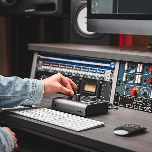 Audient Audiointerface iD14 MKII, 2 Class-A Mikrofonvorverstärkern (High Performance USB-Audiointerface, USB-C Anschluss, Monitor Mix und Monitor Panning Funktion, 2 Kopfhörerausgänge), iD MKII thumbnail 4