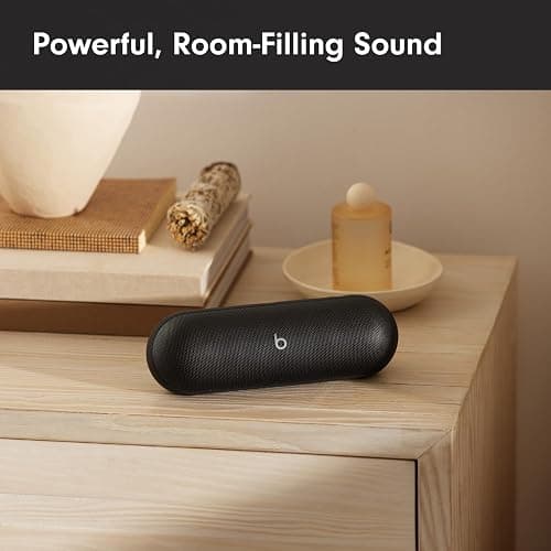 Beats Pill - Portable Bluetooth Speaker - Up to 24H Battery Life, Water Resistant, Bluetooth, Apple & Android Compatible, Seriously Loud Sound for Home, Outdoor and Travel - Matte Black thumbnail 2