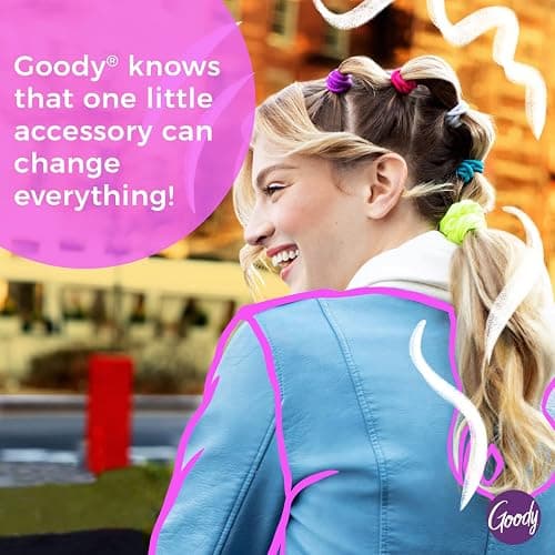 Goody Ouchless Hair Elastics – No Pull, No Breakage, Tangle-Free Hold for Thick, Curly, Coily & Textured Hair – 30 Count, Blonde, Long-Lasting Ponytail Holders for Women & Men thumbnail 5