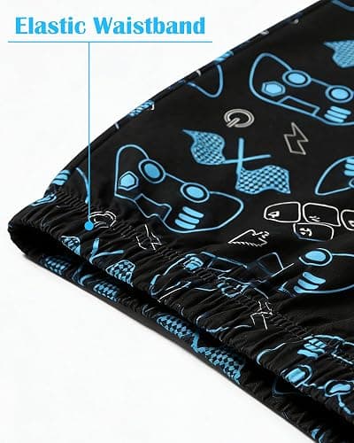 Fiodrimy Boys Pajamas Little Big Boys Short Sleeves and Pants Pajamas 2-Piece Pjs Set Kids Sleepwear Size 8-14 thumbnail 5