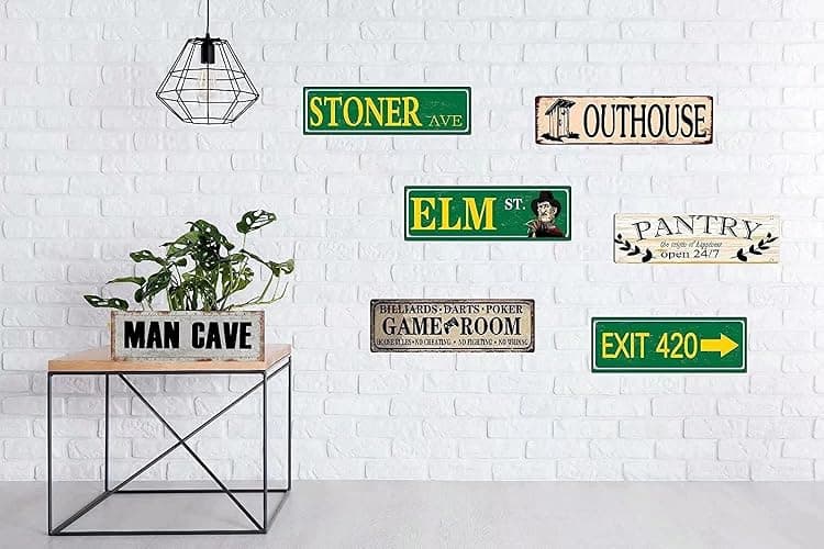 eedee Island Time Ave Funny Novelty Metal Tin Sign Retro Wall Decor for Home Gate Garden Bars Restaurants Cafes Office Store Pubs Club Vintage Sign Gift 4" x 16" thumbnail 5