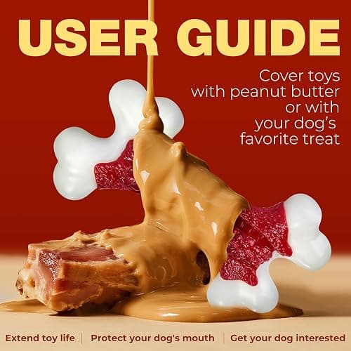 Kseroo Tough Dog Toys, Toys for Aggressive Chewers Large Breed, Chew Dogs, Bone Toy Nylon Dogs Almost Indestructible thumbnail 8