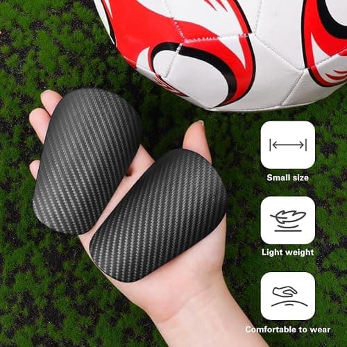 Parastinchi da calcio, mini parastinchi, ragazzi e adulti, accessori di protezione per le gambe, piccoli parastinchi per bambini, ragazzi e ragazze thumbnail 4