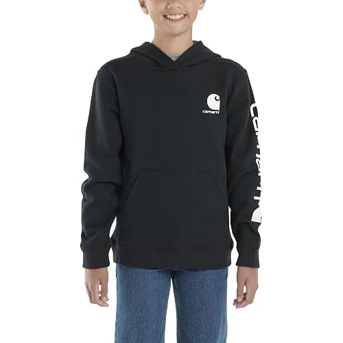 Carhartt boys Long Sleeve Hooded Sweatshirt - Image 1