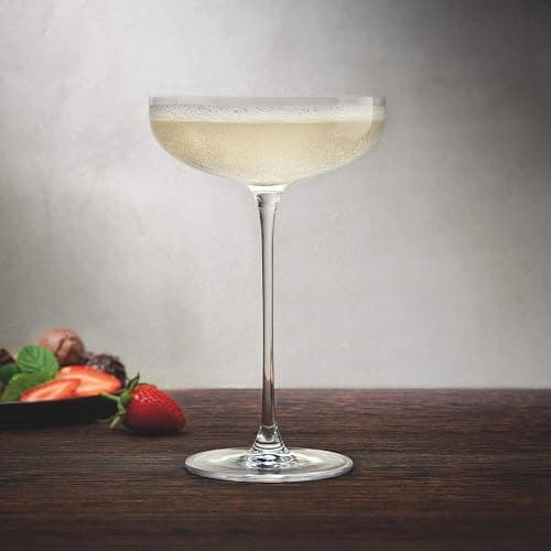 NUDE GLASS Savage Coupe Glass 7.5 oz. - 4.25" W x 6.75" H Set of 2 thumbnail 2