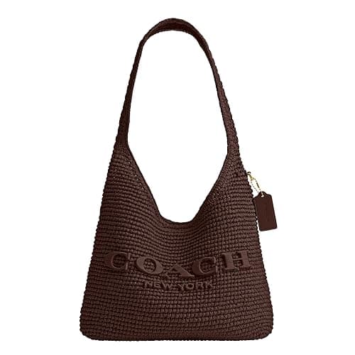 COACH Brooklyn Shoulder Bag 28 in Straw - Image 1
