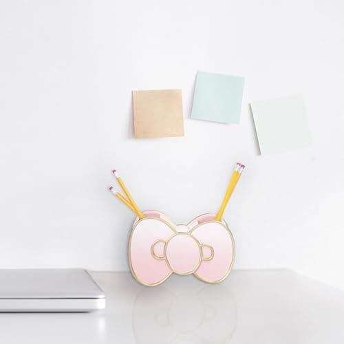 Jay Franco Hello Kitty Bathroom Accessories - 2 Piece Pink Resin Bathroom Décor and Storage Set Includes Toothbrush Holder and Soap Dish thumbnail 7