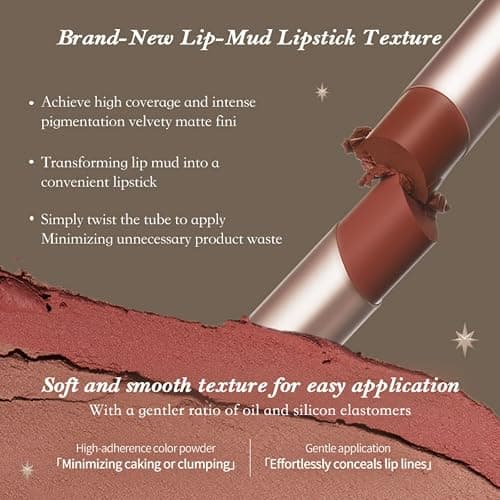 Flower Knows Little Angel Matte Lipstick,Super Soft & Ultra Silky Lip Mud Stick,Long Lasting & Moisturizing Vegan Lip Makeup for Girls&Women,Velvety Pink Finish(C04 Cupid) thumbnail 4