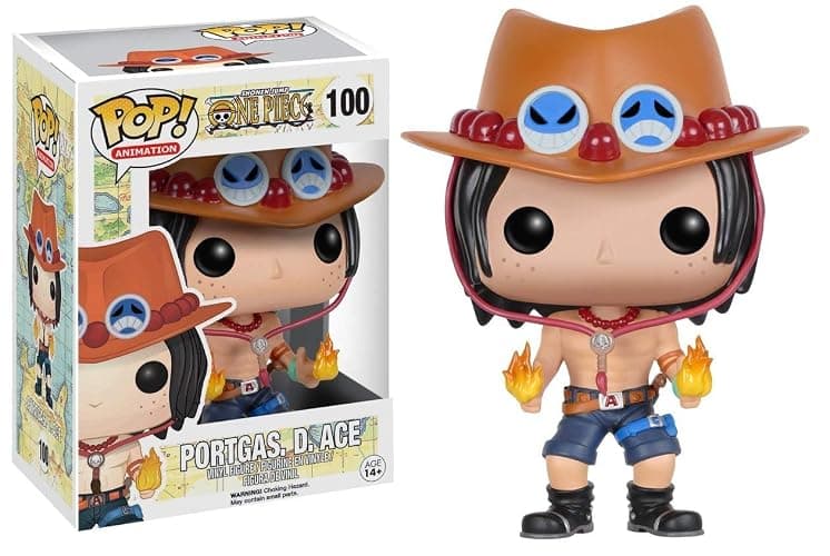 POP One Piece - Portgas D. Ace Funko Pop! Vinyl Figure (Bundled with Compatible Pop Box Protector Case) Multicolor 3.75 inches thumbnail 2