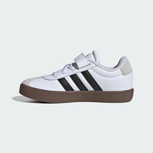 adidas Unisex-Child Vl Court 3.0 Elastic Lace & Strap thumbnail 3