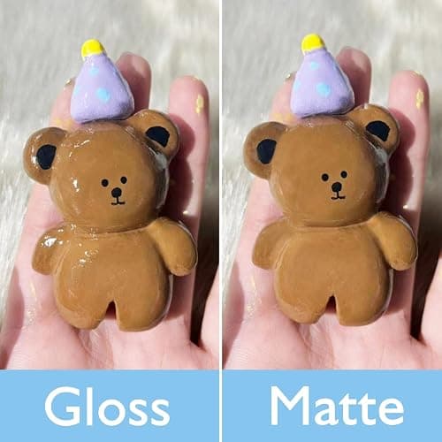 200ml Air Dry Clay Varnish，Air Dry Clay Sealant for Airdry Clay，Air Dry Clay Glaze Can Not Only Used to Prevent Clay Cracking, Scratches, and Wear,It Can Also Having a Glossy Glaze Effect (Gloss) thumbnail 2