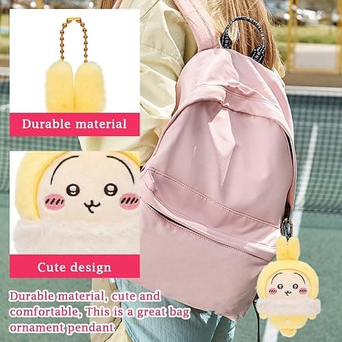 Chikawa Plush Keychain for Backpack Kawaii Usagi Anime Keychain Plush thumbnail 6