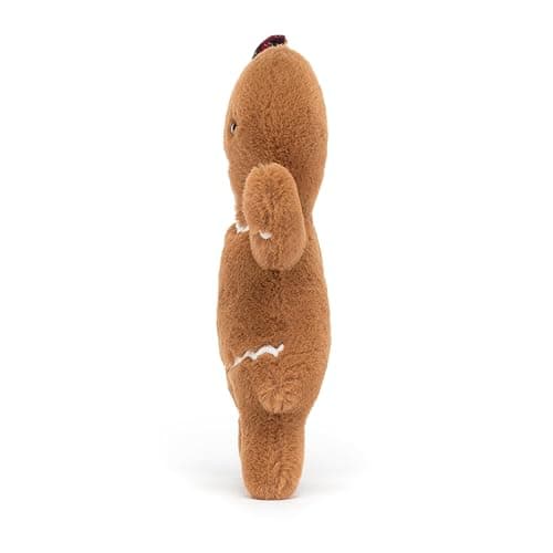 Jellycat Jolly Gingerbread Ruby Stuffed Toy, Original 7 inches - Christmas Plush Décor thumbnail 2