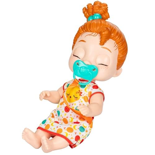Baby Alive Lil Dreamer Dottie Doodle Sleepy Baby Doll Set, Red Hair, Fun Sleepover Theme, Preschool Toys for Girls & Boys 3 Years & Up thumbnail 10