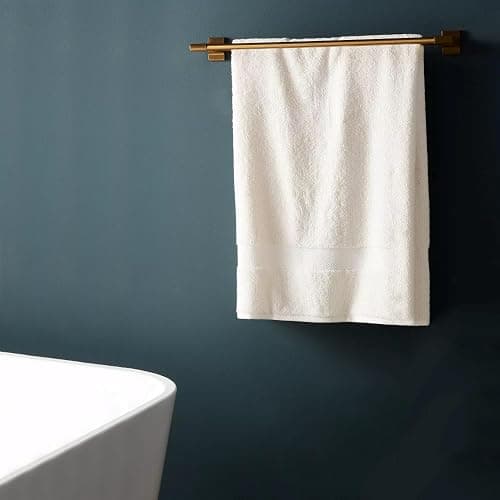 Delara 100% Organic Cotton Towels 650 GSM Plush Feather Touch Quick Dry Towel, 12-Piece Towel Set GOTS Certified, Oeko-Tex Green Certified, 1 Bath Towel, 1 Bath Sheet, 4 Hand Towels & 6 Wash Cloths thumbnail 5