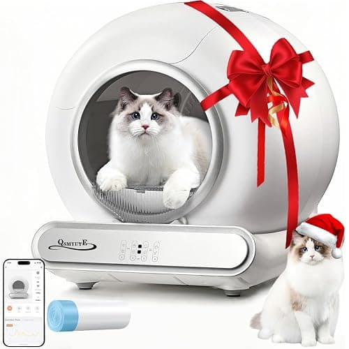 Lettiera Gatto Autopulente, 65 lLettiera Automatica per Gatti Intelligente,Sicurezza, Controllo App Cassetta per Gatti Abilitata WiFi, con Sacchi Spazzatura, Pulizia Facile thumbnail 9