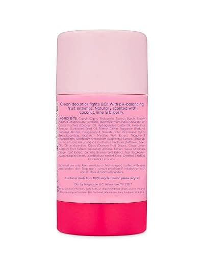 Megababe Daily Deodorant -The Smoothie Deo with 72 hour Odor Protection | Coconut & Fruit Enzymes | Aluminum-Free, All Natural | Free from Parabens, Sulfates & Phthalates | 2.6 oz thumbnail 7