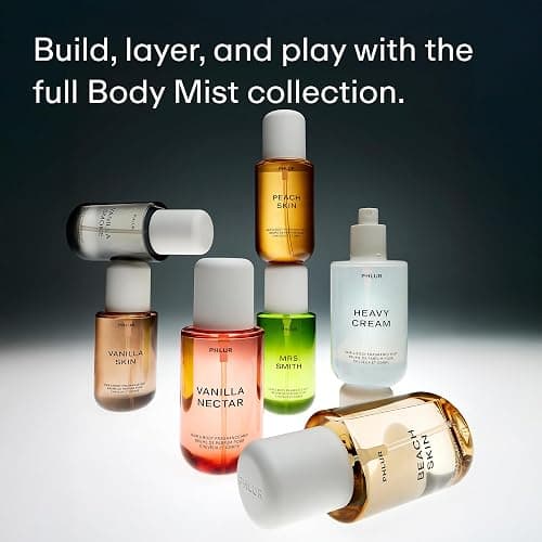 PHLUR Vanilla Peach Trio ($78 Value) - Exclusive 3pc Travel Size Body Mist Set ft. Vanilla Skin, Vanilla Nectar, Peach Skin (3 x 3 fl oz) thumbnail 7