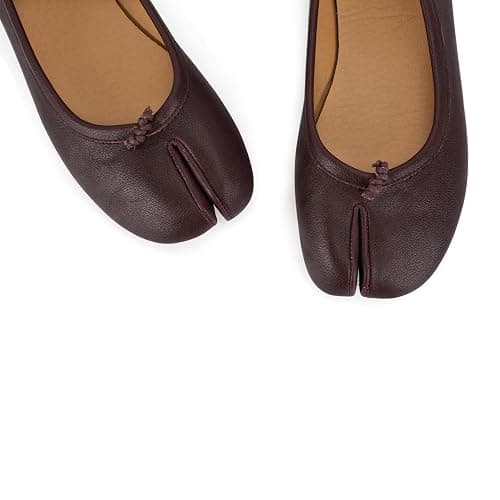 POYOIOR Tabi Shoes Women Split Toe Shoes Wide Width Ballet Flats Comfort Casual Work Shoes for Women Office thumbnail 8