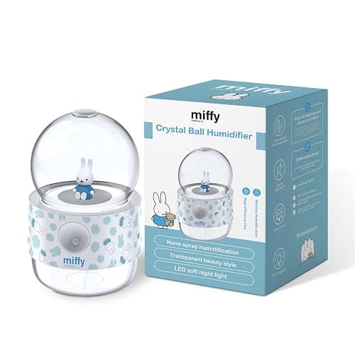 Miffy Crystal Ball Mist Humidifier - Romantic Gift Choice-(White Blue) - Image 1
